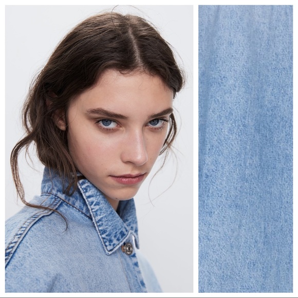 NWT. Zara Oversized Denim Jacket. Size S. - Picture 6 of 14